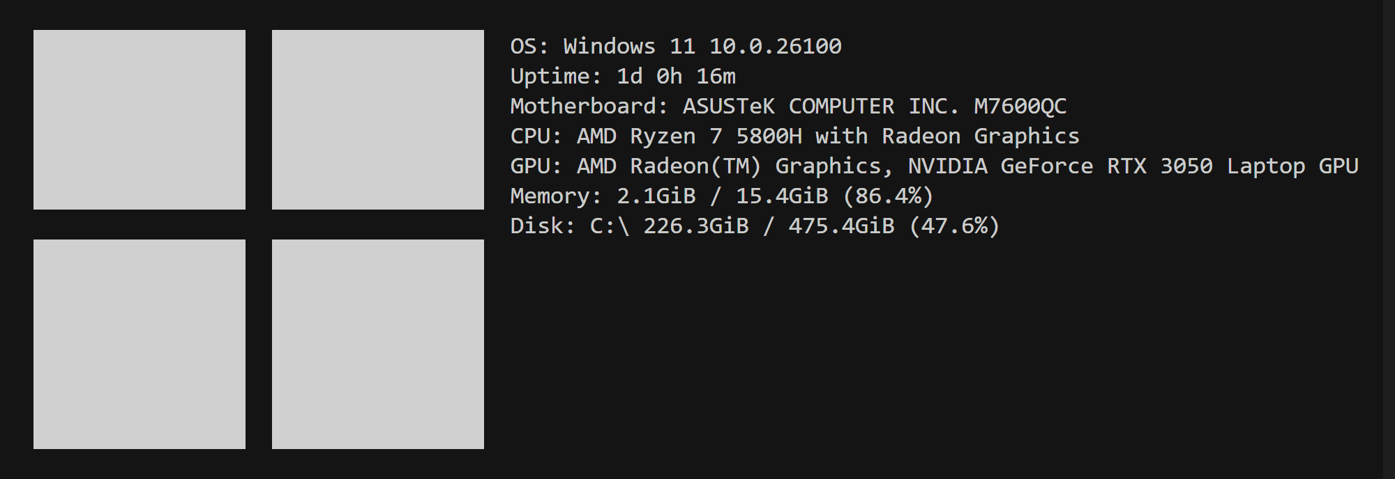 Easywinfetch project image